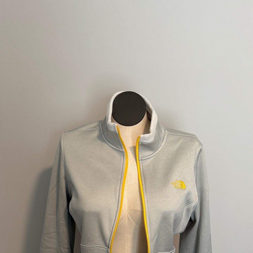 The North Face Women's Agave Jacket in Light Gray Yellow Size XL - Picture 5 of 7